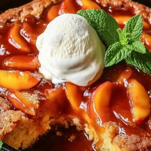 Easy Boozy Bourbon Peach Cake 2 Easy Boozy Bourbon Peach Cake