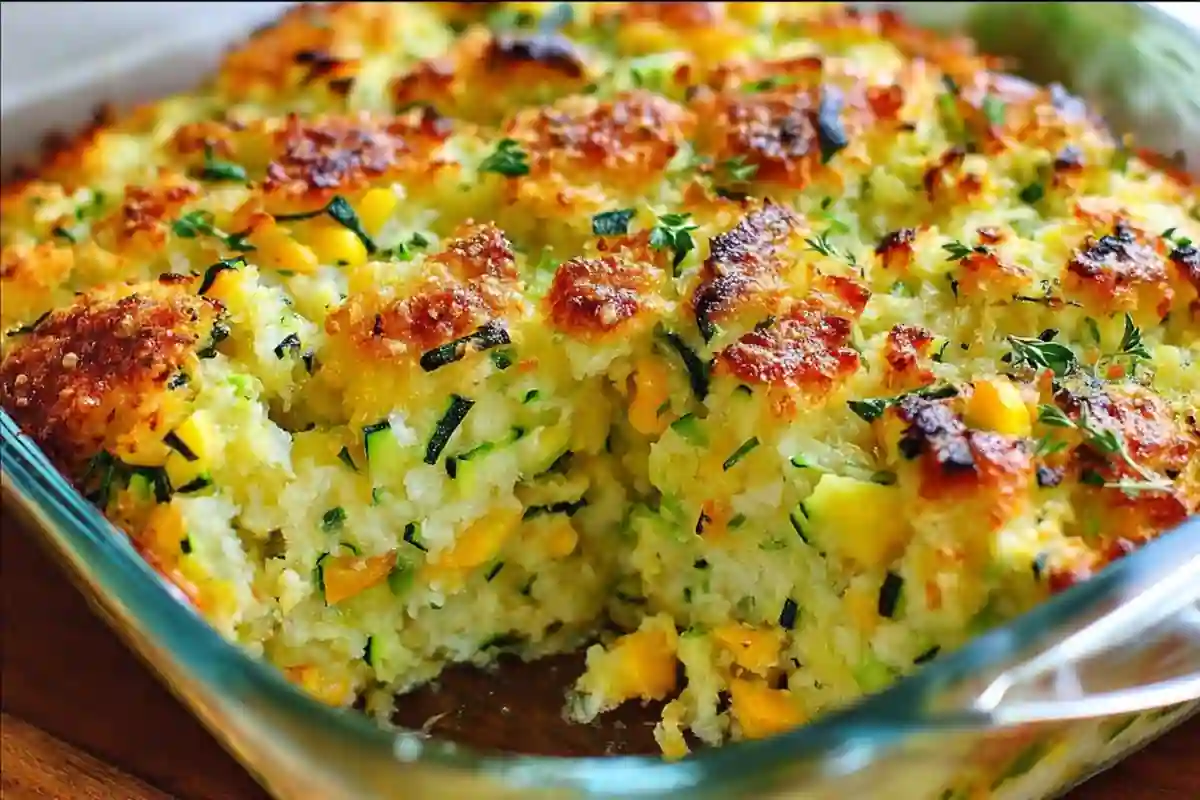 Easy Zucchini Cornbread Casserole – Cheesy & Comforting