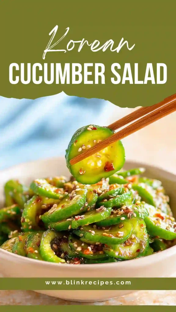 Spicy Korean Cucumber Salad Recipe for Summer - TikTok Asian Side Dish 2 Korean Cucumber Salad