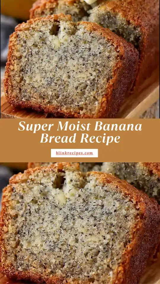 Super Moist Banana Bread Recipe: Quick & Easy Homemade Treat 2 Super Moist Banana Bread Recipe