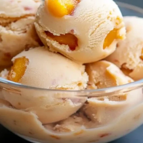 Easy Homemade Peach Sorbet Recipe 2 Easy Homemade Peach Sorbet Recipe