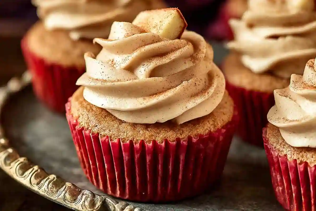 Gluten Free Dairy Apple Cider Cupcakes-image