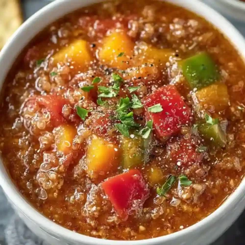 Stuffed Pepper Soup Healthy & Easy Recipe 2 Stuffed Pepper Soup
