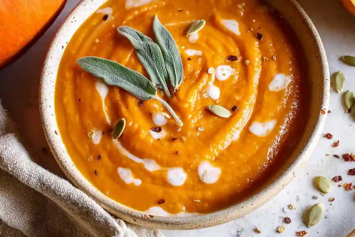 Anti-Inflammatory Pumpkin Sweet Potato Soup