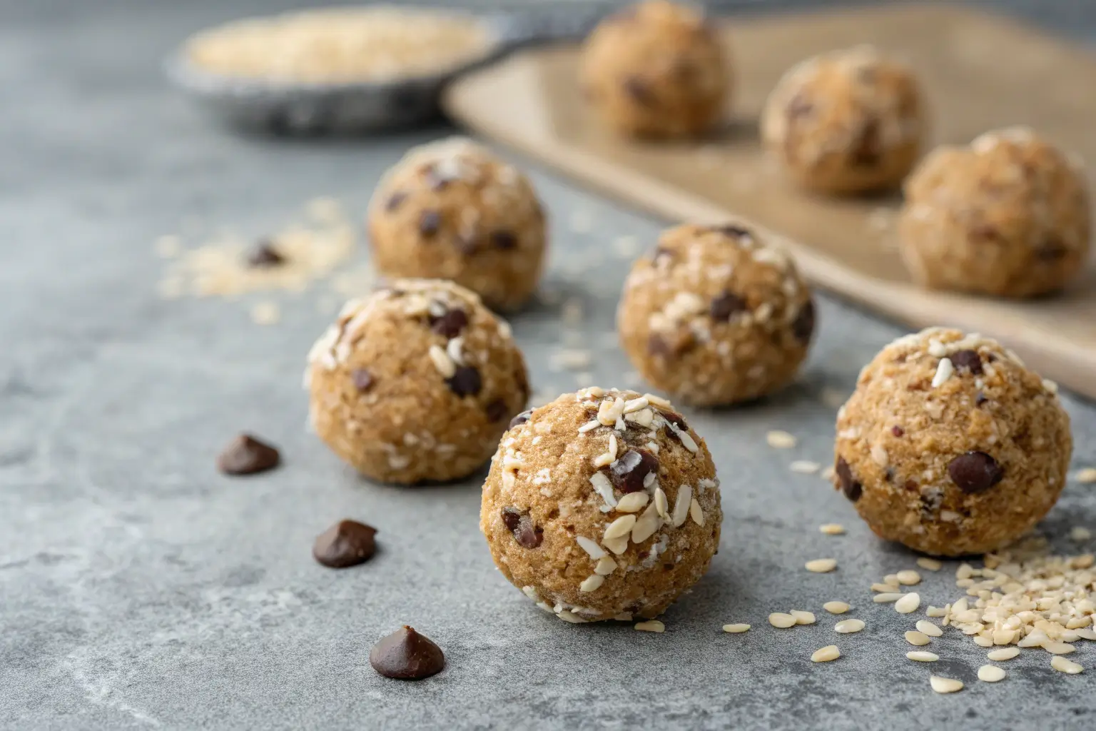 Close-up of high protein snack recipes