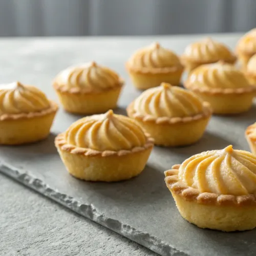 Golden crescent apple pie bites with flaky crust and spiced apple filling