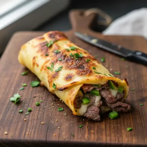Keto Philly Cheesesteak Rolls