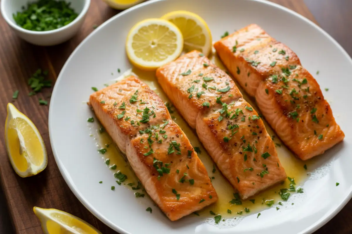 Keto Salmon Dinner Ideas: Lemon Garlic Butter Salmon Recipe