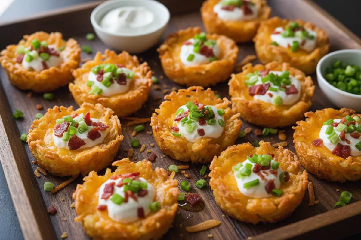 Tater Tot Appetizer Cups