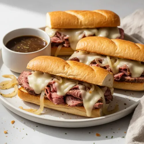 crockpot french dip sandwiches