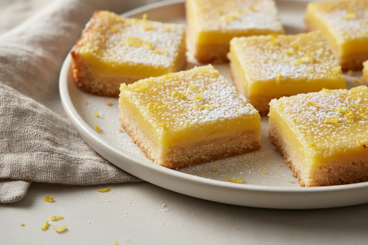 gluten free lemon bars