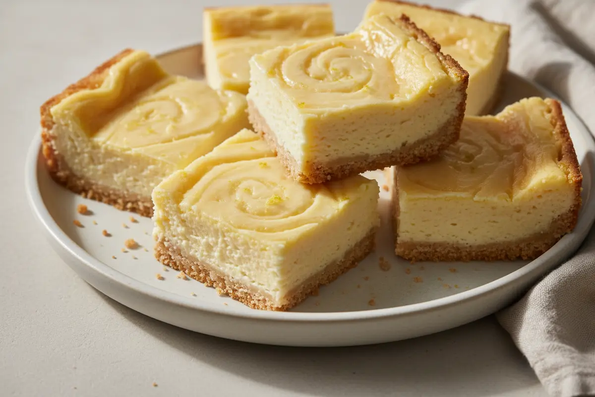 lemon cheesecake bars